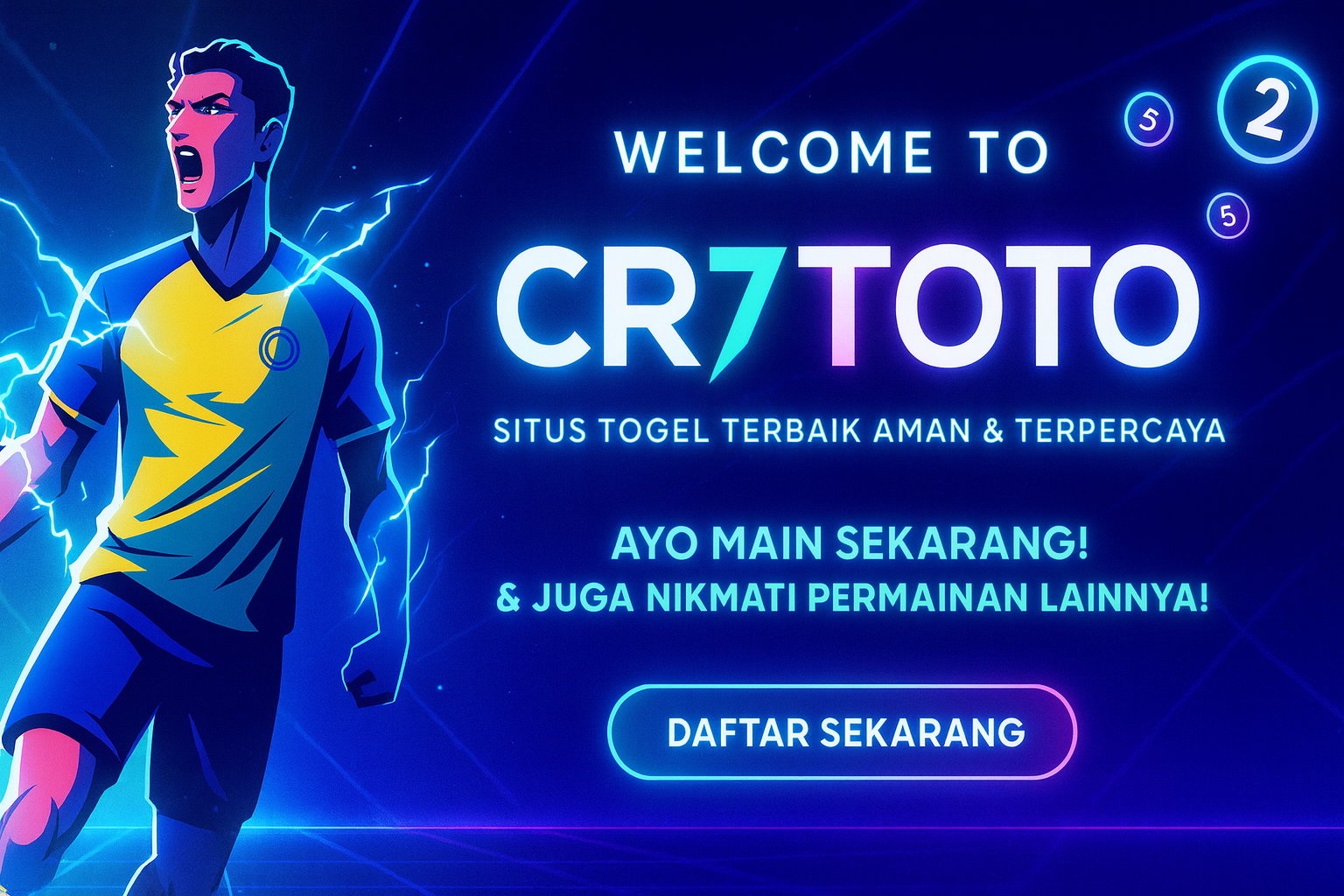 Banner neon CR7TOTO